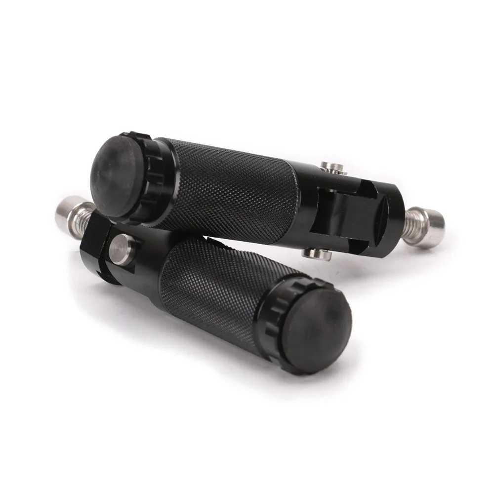 

Cross border universal pedal aluminum alloy circular folding pedal springback motorcycle modified accessories 8mm