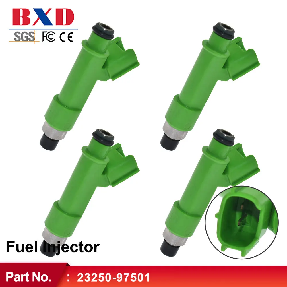 

High Quality 4PCS Fuel Injectors 23250-97501 23209-97501 For Toyota