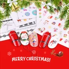 Милые рождественские наклейки для дизайна ногтей украшение Лось снег наклейка для ногтей для маникюра наклейка для ногтей дизайн Санта-Клаус Фольга для дерева