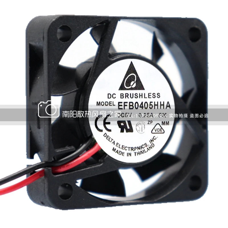 Новый оригинальный EFB0405HHA 4 см 4010 5 в А Блок питания с двумя шариками вентилятор