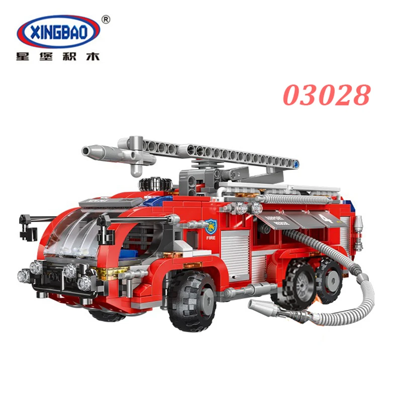 XINGBAO 03028/03029/03030/03031 городской пожарный грузовик серии 4 стиля двигатель