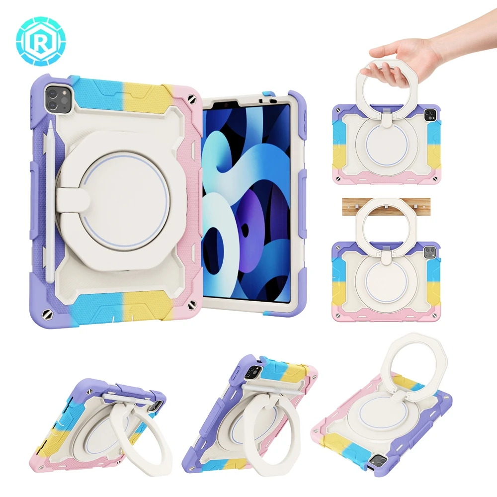 

For Ipad Pro 11 Case Rubble Materials Tablet Cover For Ipad 7th generation Case for Ipad Air 4 case for ipad 3 4 For ipad mini 6