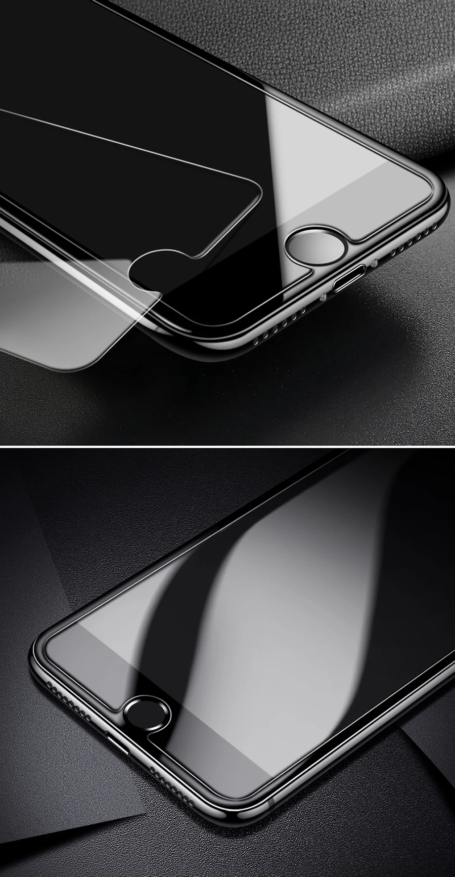 С уровнем твердости 9H 2.5D защитное стекло на iphone X XS 11 Pro Max XR 7 8 плюс Экран протектор Защитная пленка из закаленного стекла чехол для iphone 5S, SE 5 4S 4/6 S 6 Plus Full glue, прозрачная стеклянная пленка чехол