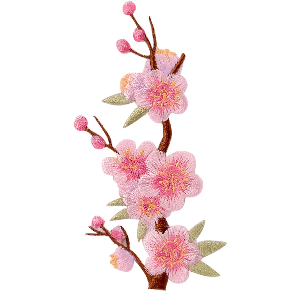 Вышитые аппликации для одежды аксессуары цветы | Дом и сад