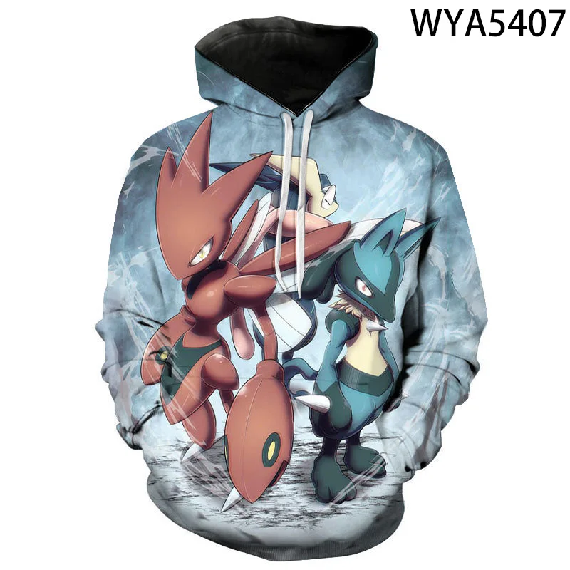 

Spring and Autumn Men's Women's Long Sleeve Anime Hoodie Boys Girls Cartoon Casual Clothing Children Cute Cartoon Pullovers