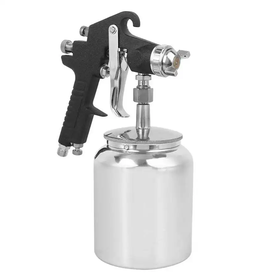 Распылитель краски пневматическая Аэрограф Черный 2 5 мм + нижний распылитель