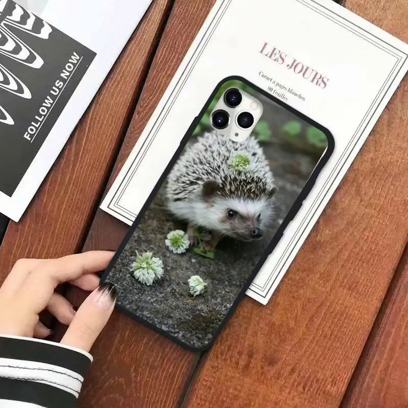 

Hedgehog animal aesthetic high quality Phone Case for iPhone 11 12 pro XS MAX 8 7 6 6S Plus X 5S SE 2020 XR