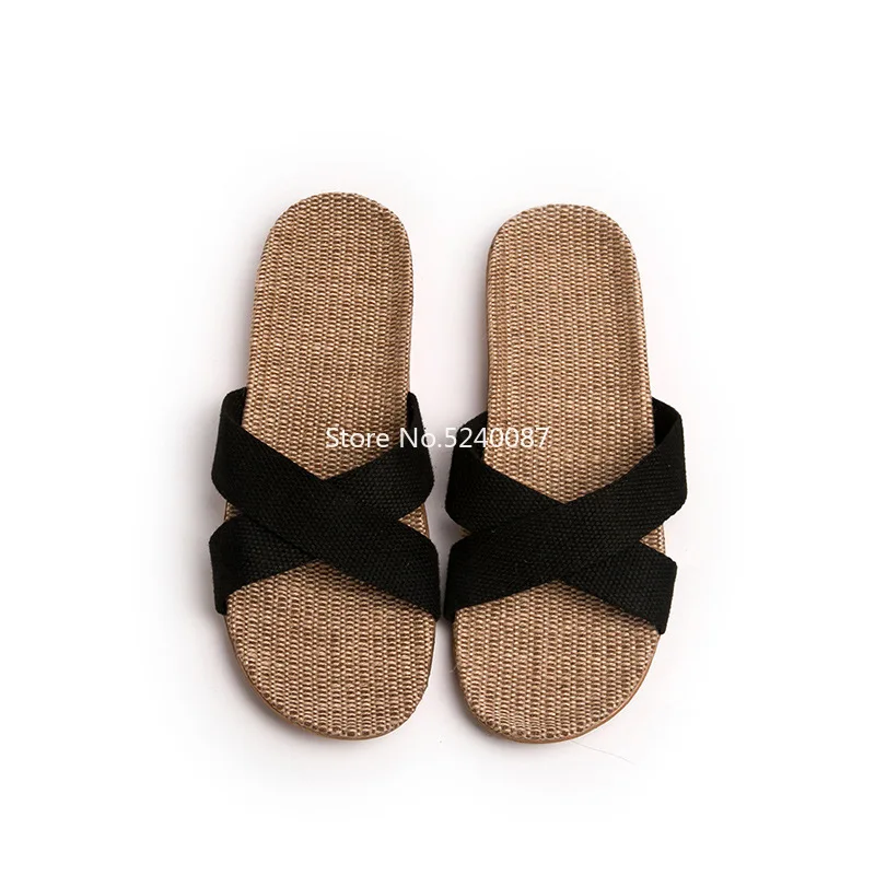 Шлепанцы мужские льняные в китайском стиле домашние тапочки кимоно восточные