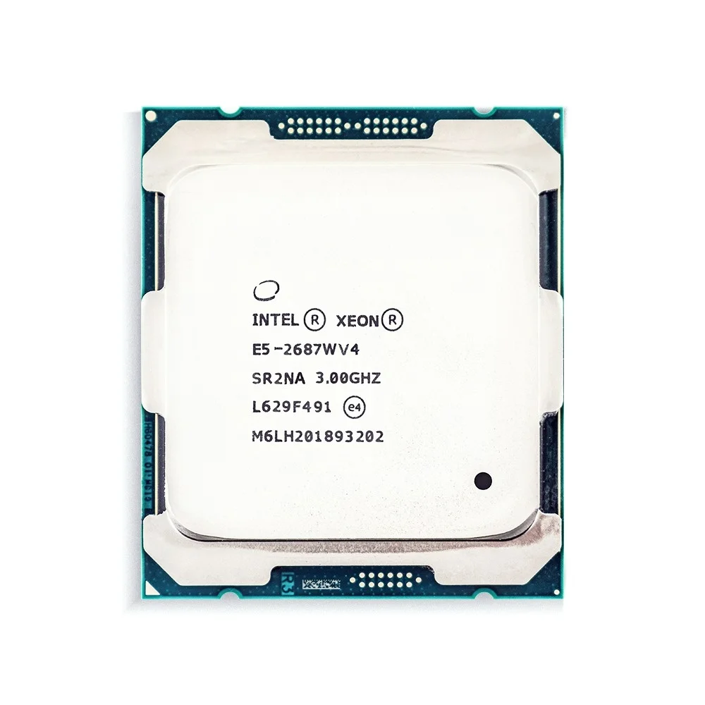 E5 2687WV4 для intel xeon Процессор сервера 3 0 ГГц 14NM 160 Вт LGA 2011 14 нанометров 30 Мб двенадцать