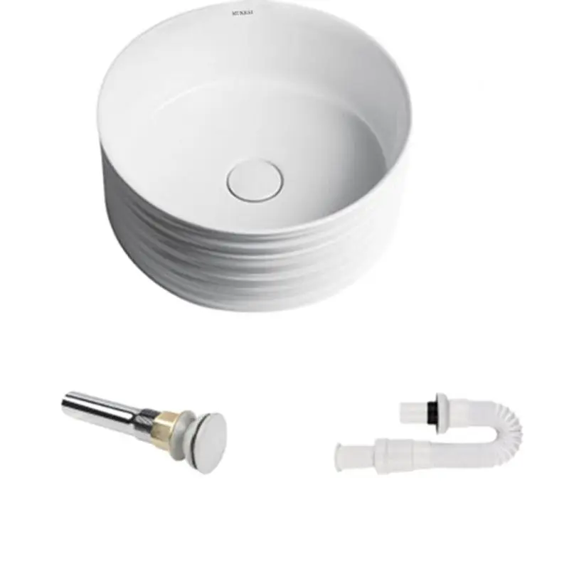 Нордическая верхняя раковина черно-белая квадратная керамическая