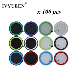 IVYUEEN 100 шт. аналоговый стик ручка колпачок для пальцев для Dualshock 4 5 PS5 PS4 Pro Slim контроллер обложка чехол для Xbox One