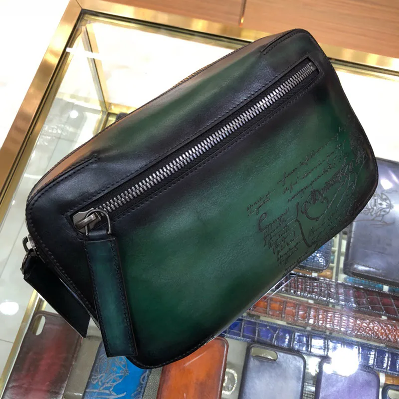 Кожаная сумка ручной работы удобна для дискретизации|Сумки-кроссбоди| |