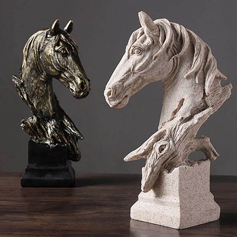 Скандинавский персонаж скульптура абстрактная статуя лошади художественное