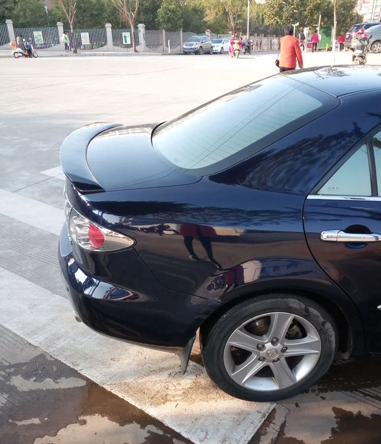 Car Styling ABS Plastic Primer black/white Color Tail Wing Rear Trunk Spoiler For Mazda 6 2003 2006 2009 2010 2011 2012 2013 | Автомобили