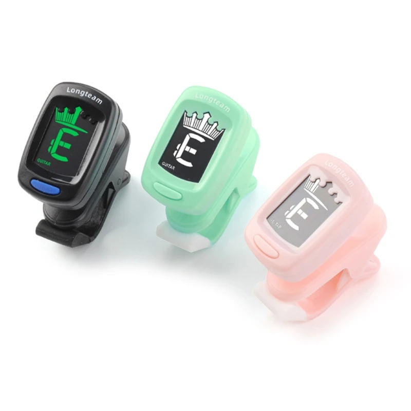 Гитарный тюнер с клипсой цифровой электронный акустический ЖК