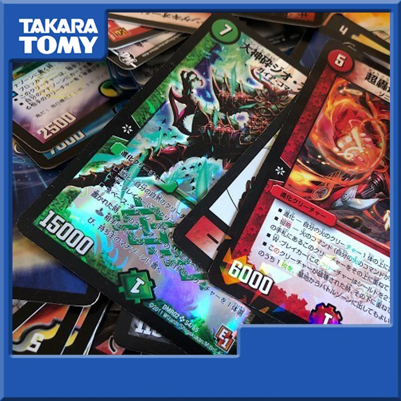 

TAKARA TOMY Duel Masters Desktop Card Game Cover Flash Card 3D Version Duel Masters Card Collection VR/MAS/R/U/C Card