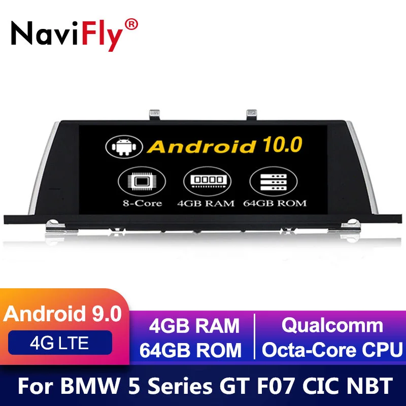IPS 8 Core Android 10 автомобильный dvd плеер аудио Радио для BMW 5 серии GT F07 2009 2016 CIC система NBT