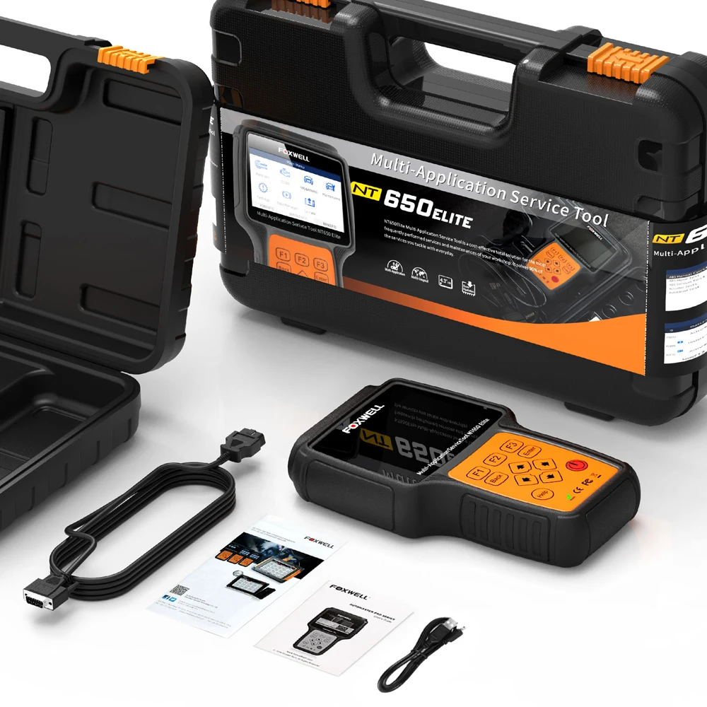 Автомобильный диагностический сканер FOXWELL NT650 Elite OBD2 EOBD|Инструменты сканирования