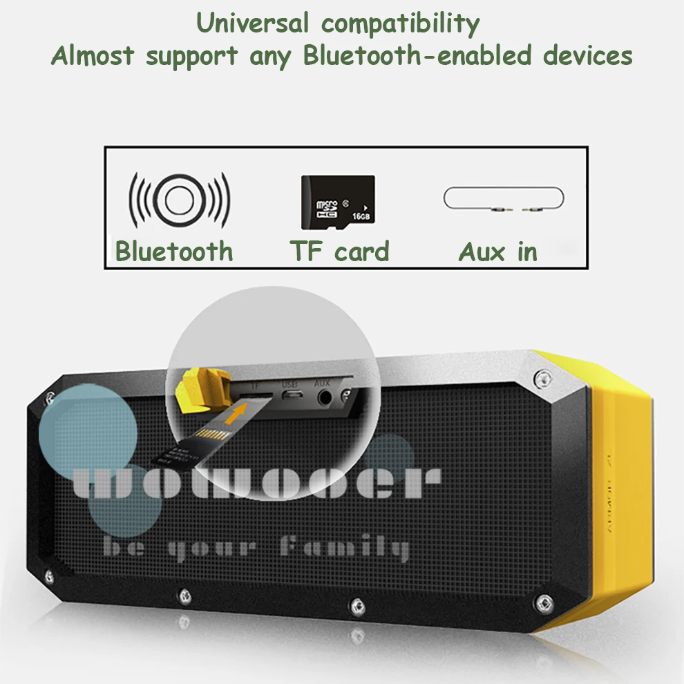 Динамик для карты TF caixa de som bluetooth портативный динамик открытого воздуха