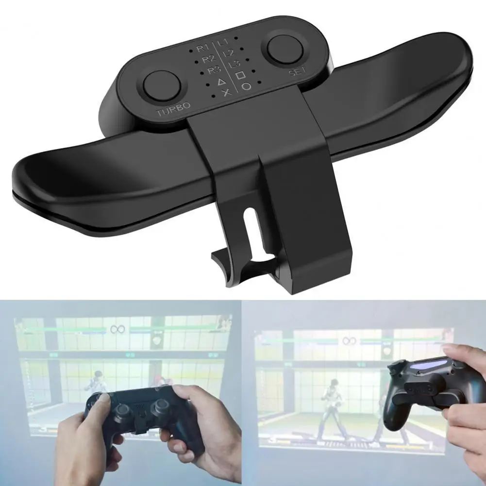 

Extended Gamepad Back Button Attachment Joystick Rear Button With Turbo Key Adapter For PS4 Game Handheld Controller Extension