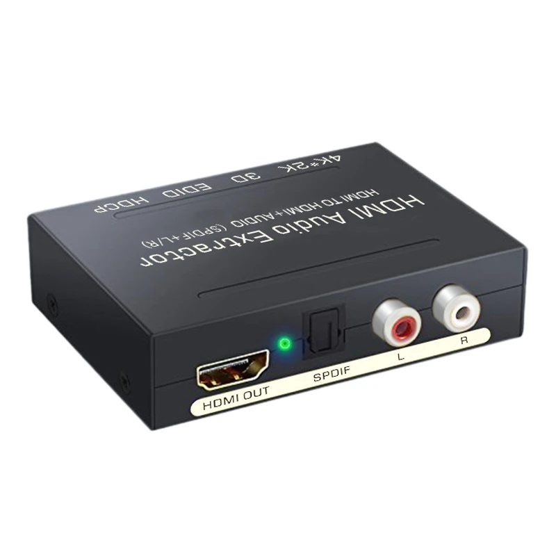 HDMI o сплиттер 4K конвертер в цифровой волоконно аналоговый для XP/ WIN10/7/ IOS/Android