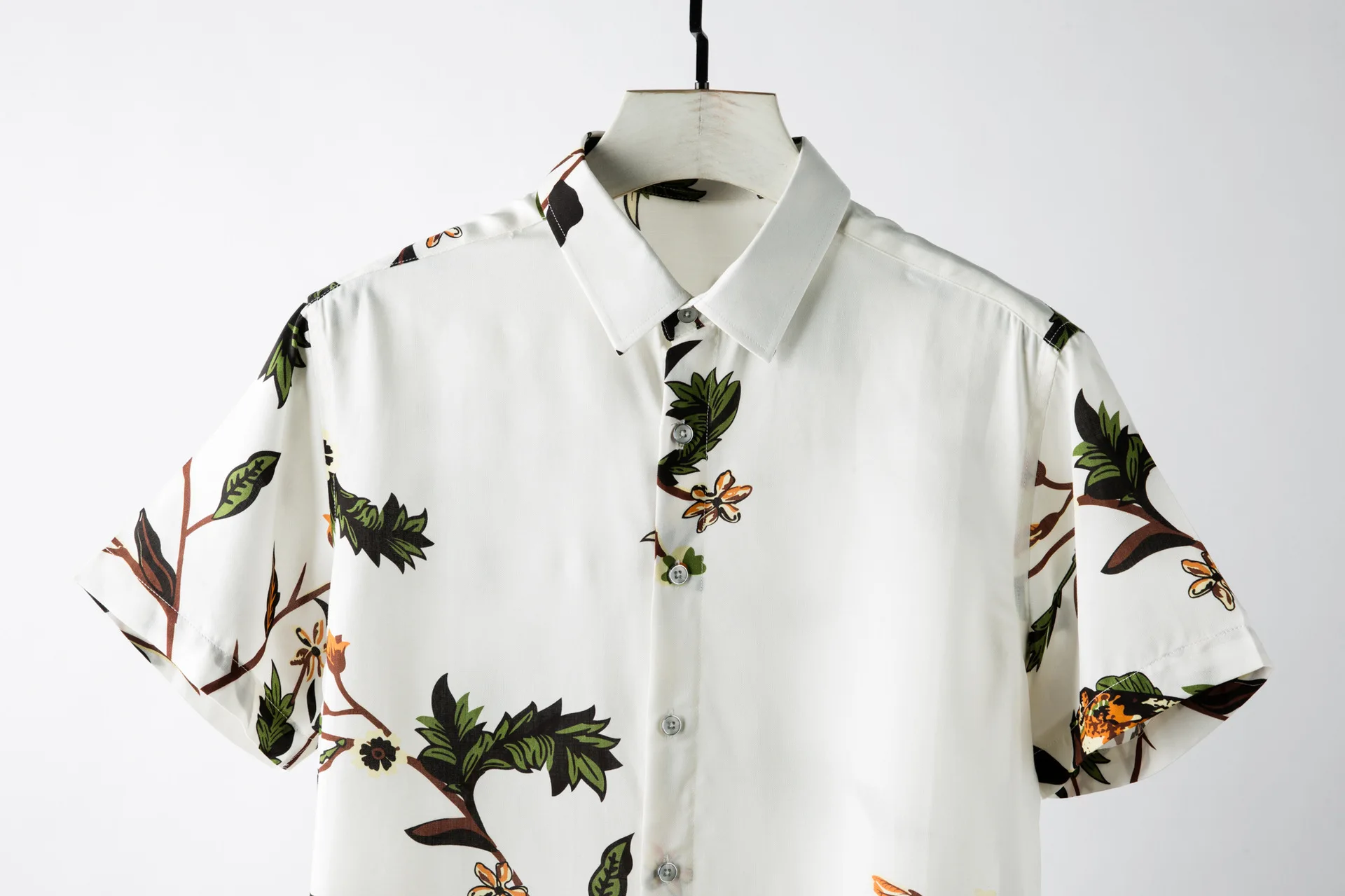 Minglu бамбуковое волокно мужские рубашки роскошные Цифровые повторяющиеся