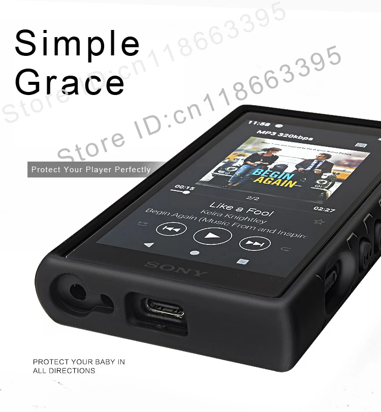 Прочный противоударный чехол для SONY Walkman NW A100 A105 A106HN A100TPS|Бамперы| |