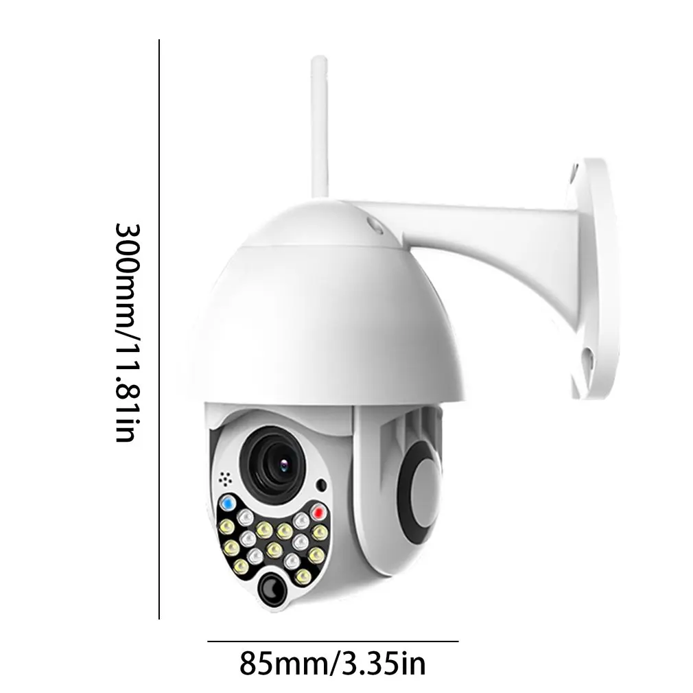 

Home Security HD 1080P IP Camera Wireless Outdoor Cam 17LED 2MP High Speed CCTV IR Camera with Sound Light Alarm Function