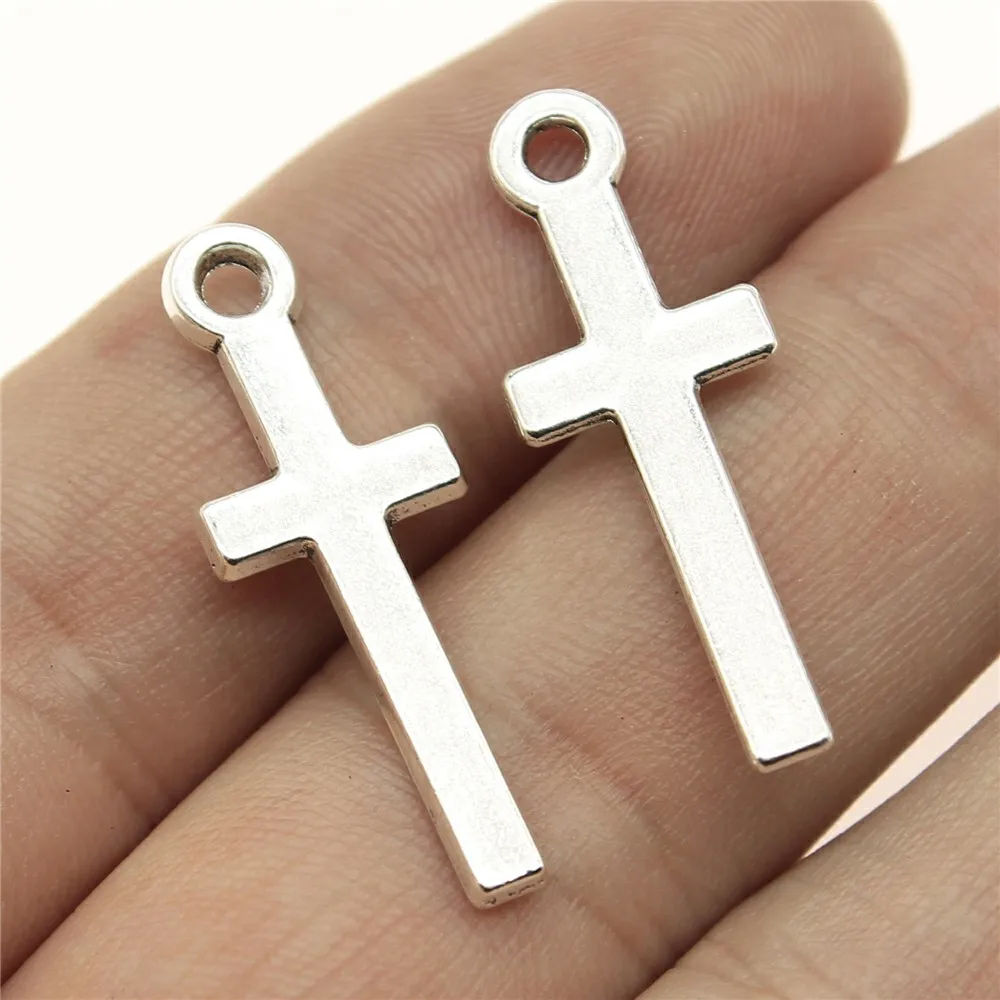 

WYSIWYG 10pcs 30x11mm Cross Charms Pendants For Jewelry Making DIY Jewelry Findings Jewelry Accessories