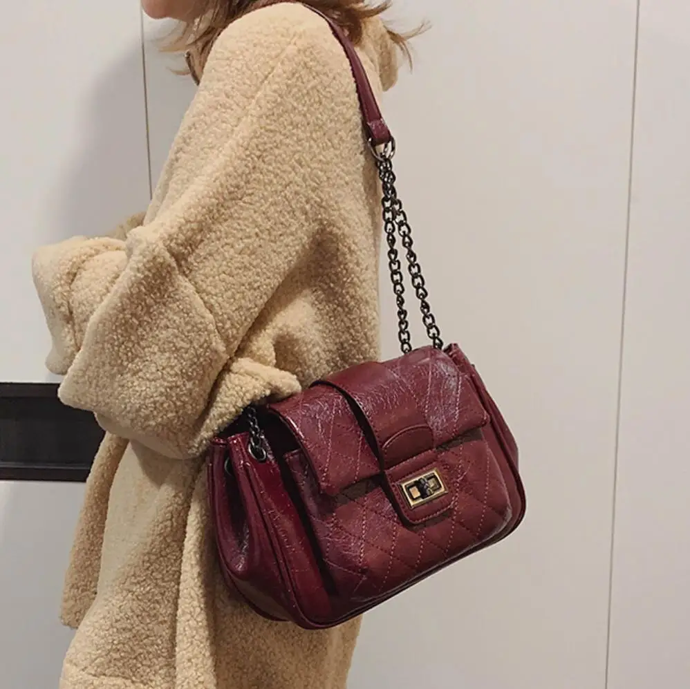 Винтажная сумка через плечо 2020 модная Новая высококачественная женская