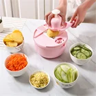 Многофункциональная терка для овощей, ручные кухонные аксессуары, инструмент для чистки, слайсер для фруктов, терка для сыра