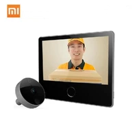 xiaomi mijia luke caty video doorbell 720p 166 degree security cat eye camera smart home system work with mijia app