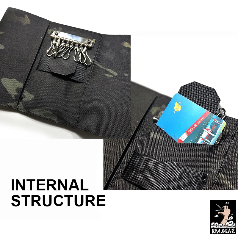 DMgear Тактический Брелок для ключей магнитная пряжка держатель камуфляжная