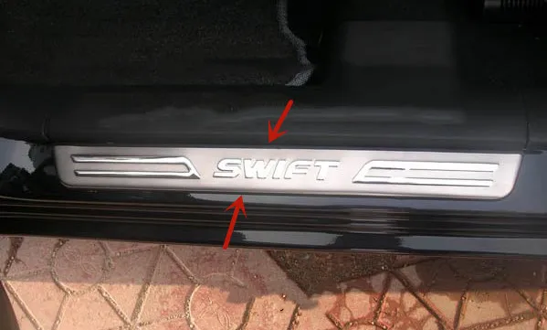 

For Suzuki Swift 2005-2016 High-quality stainless steel car threshold guard plate anti-scratch protection car accessories