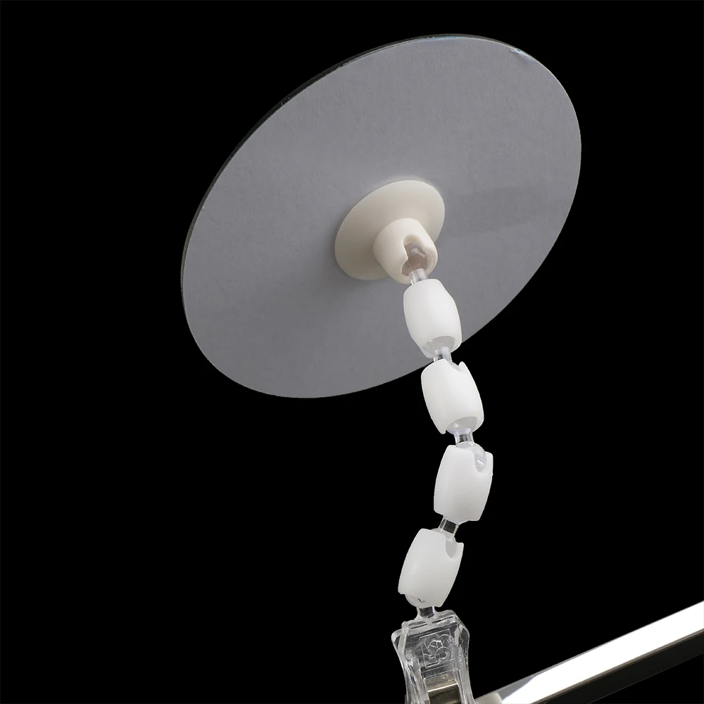 Пластиковый Серебряный поплавок акриловый душ круглый лист зеркала для макияжа