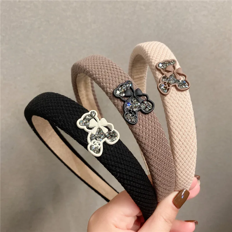 

Мультфильм Стразы резинки для волос для женщин аксессуары для волос фантазии повязка на голову для девочек и повязка на голову головной обр...