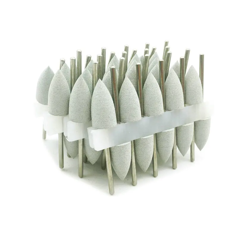 50 шт. устройство для полировки зубов силиконовая резина полировальные сверла