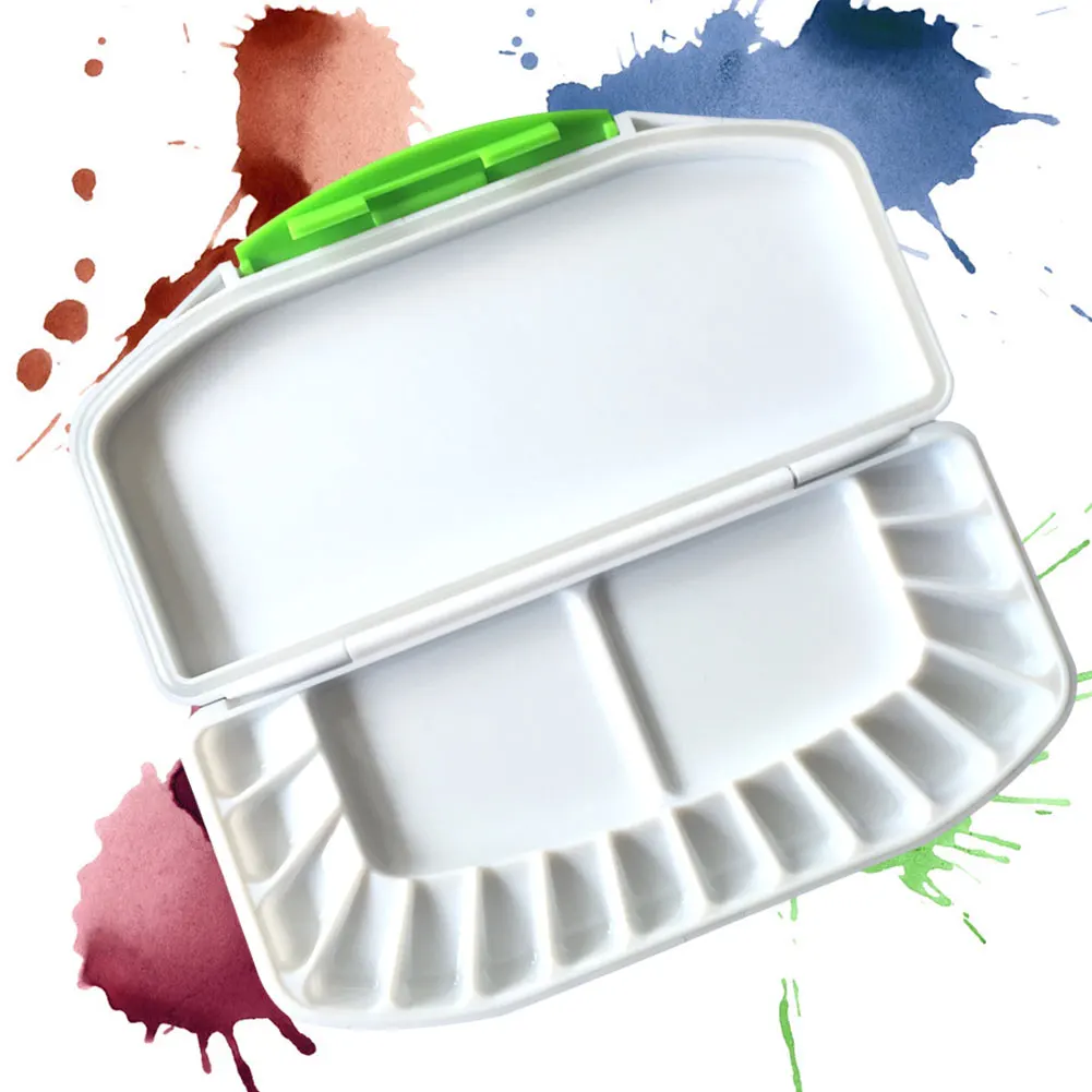 

Palette Mixing Durable Easy To Clean Tray Drawing Oil Exquisite Artist Watercolor Discs Home Painting ABS Art Supplies