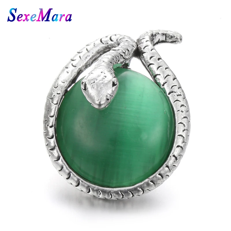 6 шт./лот новинка ювелирное изделие змеиная Кнопка со стразами подходит для