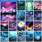 Алмазная вышивка AB, пейзаж, масляная вышивка крестиком, сделай сам, 5D алмазная живопись, пейзаж, полная квадратнаякруглая вышивка, мозаика, художественные картины