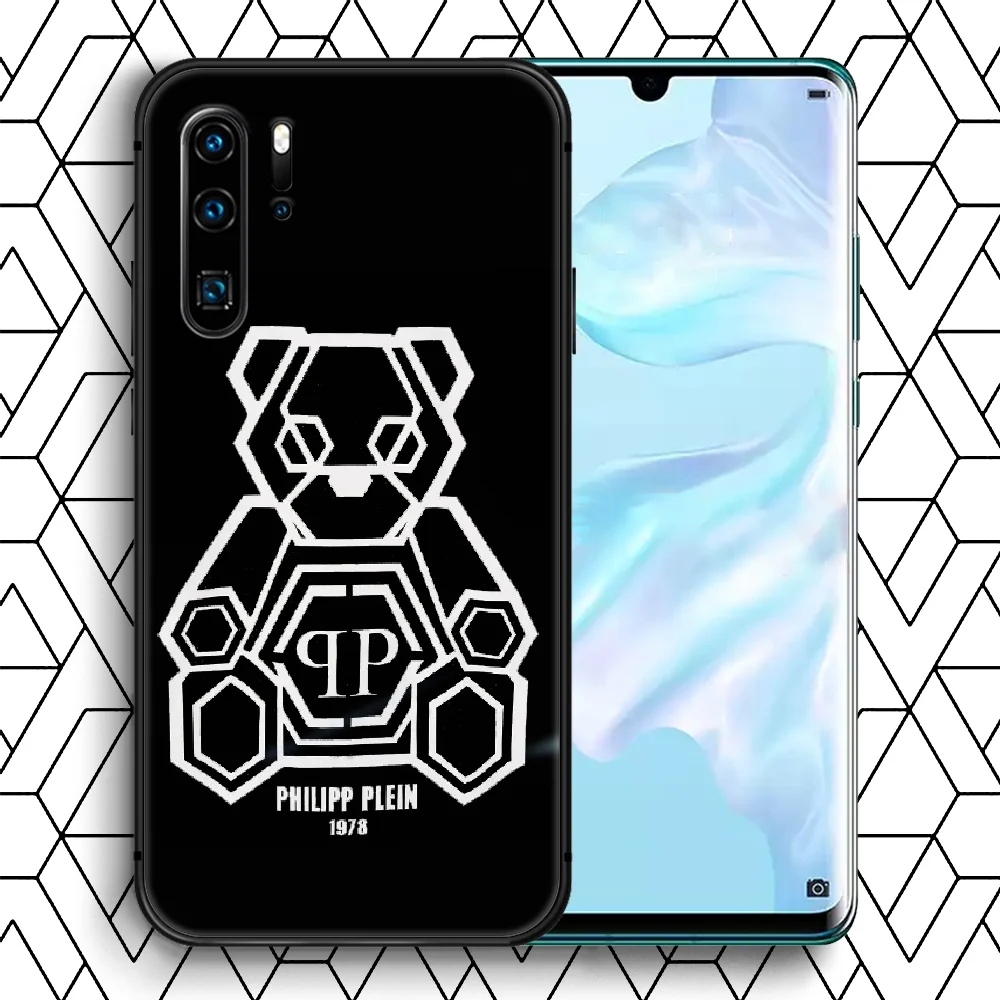 

luxury Brand qp Philipp fashion Phone Case For Huawei P Mate Smart 10 20 30 40 Lite Z 2019 Pro Black Shell Trend Bumper Luxury