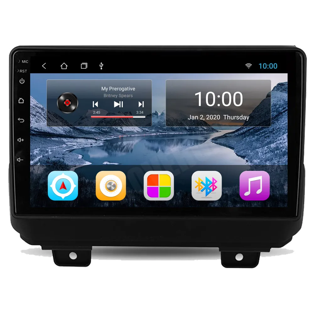Автомагнитола RoverOne для Jeep Wrangler мультимедийная система на Android 10 с GPS навигацией и