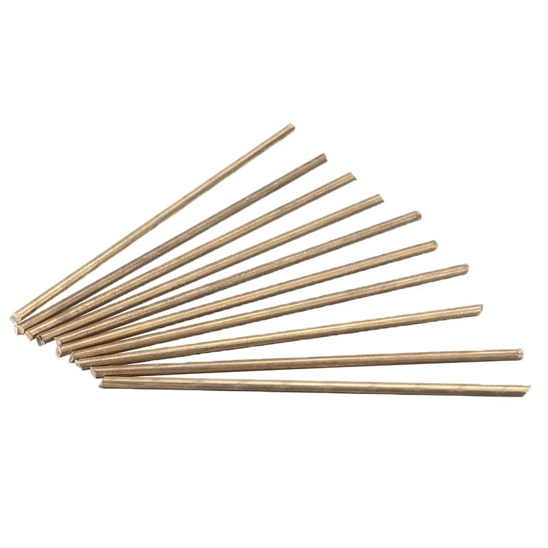 10 шт. 100 мм в длину латунная флейта диаметр 3 прочный для радиоуправляемых моделей