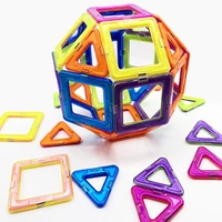20 100pcs big size magnetic blocks magnet designer construction toys triangle square bricks magnetic toy for children gift
