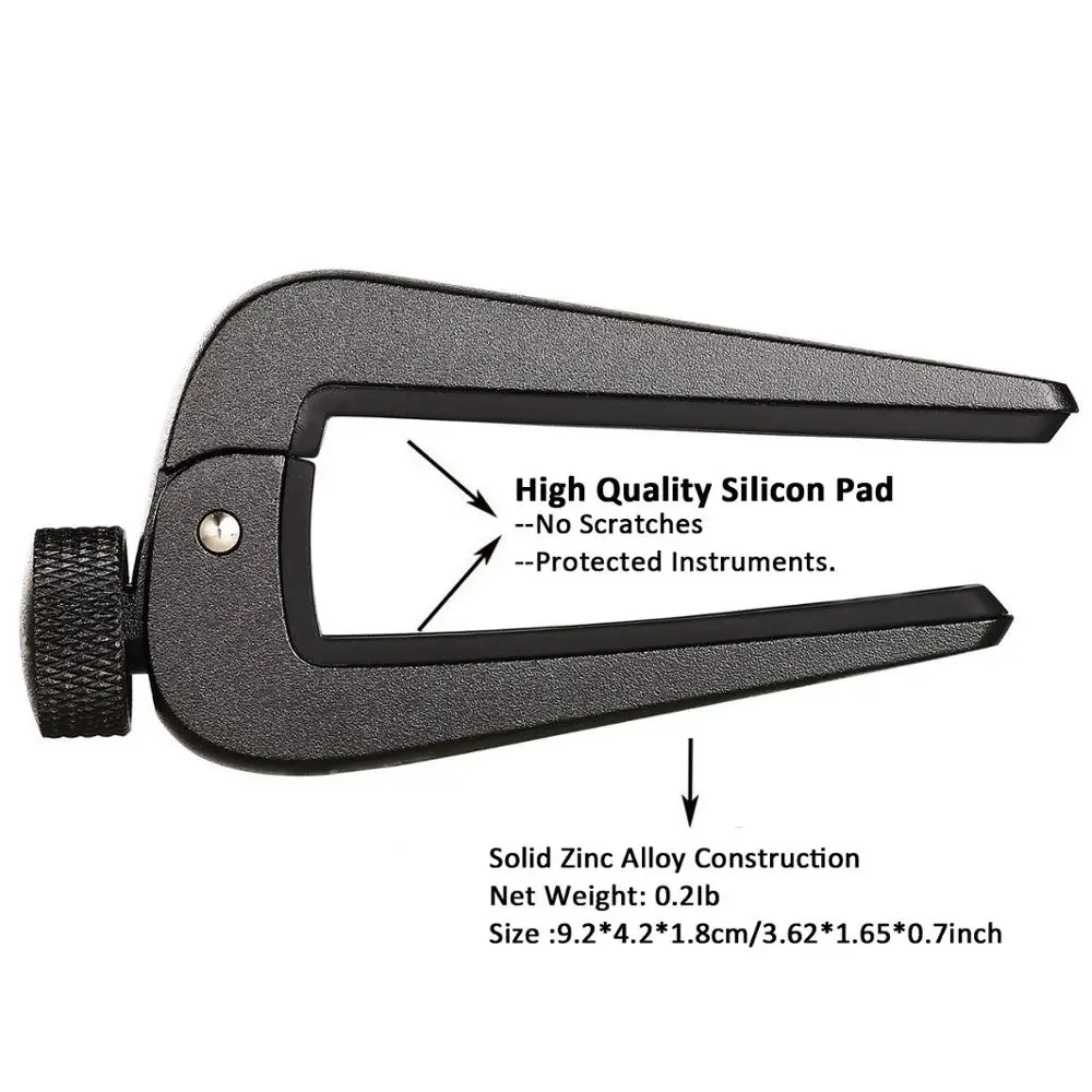 Гитарный каподастр подходит для акустической классической электрогитары На 6/12