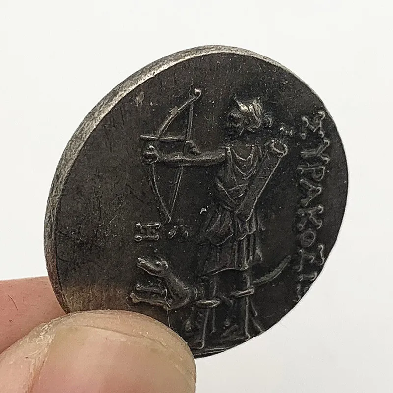 

Sagittarius 22mm Antique Copper Old Silver Medal Commemorative Coin Badge Collectible Gift Ms01