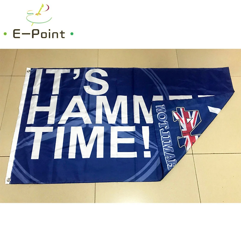 Lewis Hamilton It's Hammer Time Flag 2 фута* 3 фута(60*90 см) 3 фута* 5 футов(90*150 см) размер рождественские украшения для домашнего флага баннер подарки