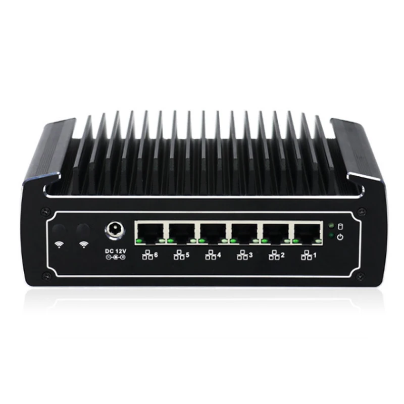 

Pfsense fanless mini pc x86 core i7 8550U i5 8250U celeron 3867u 6*Intel Lans DDR4 linux firewall router DHCP VPN network server