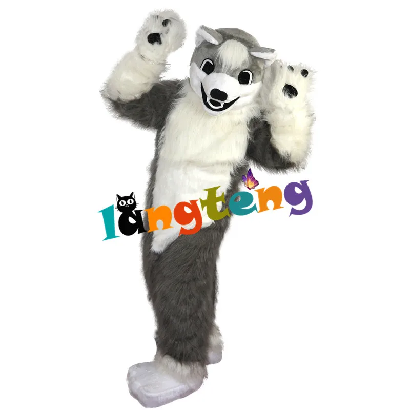 737 серый волк хаски маскарадный костюм косплей для взрослых и детей размер