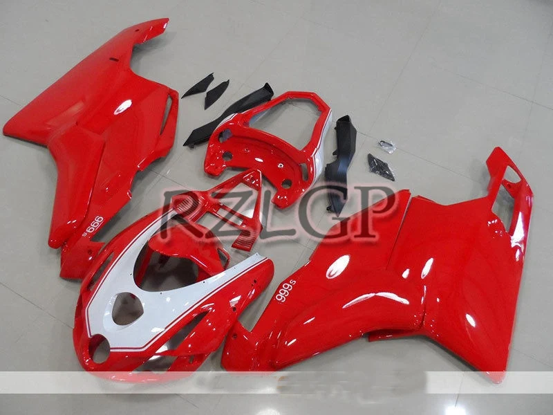 

Injection molding brand new All Red L324 bodywork fairing kit for Ducati 749 999 2003 2004 fairings set 749 999 03 04